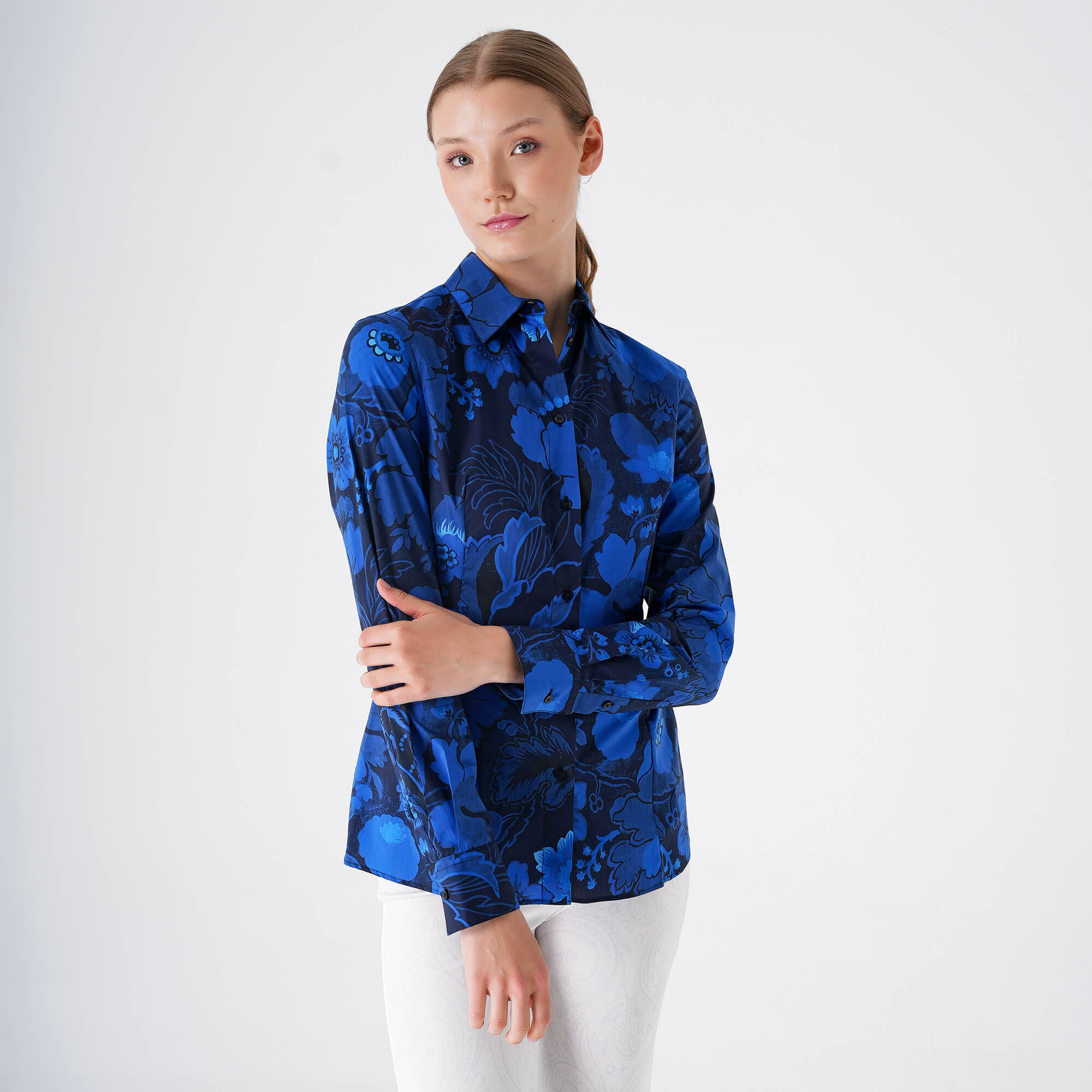 Etro - Blue Floral Print Shirt